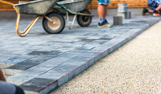Cobblestone Driveway Pavers in Rolling Hills, CA